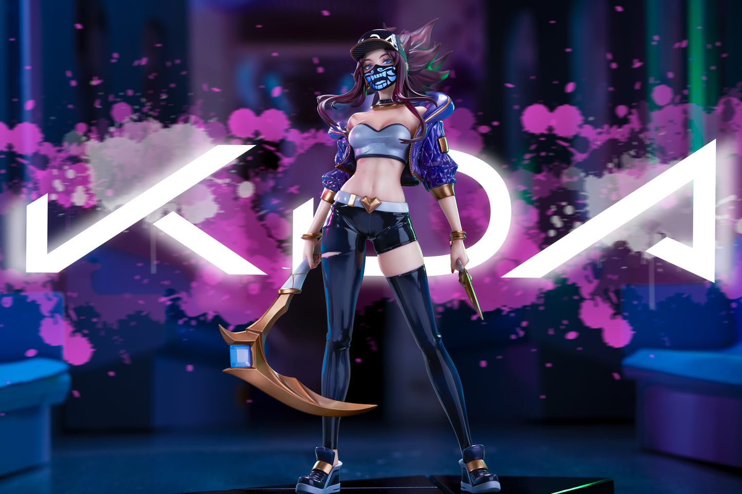 "League of Legends" K/DA Akali Figure - n4ytcg