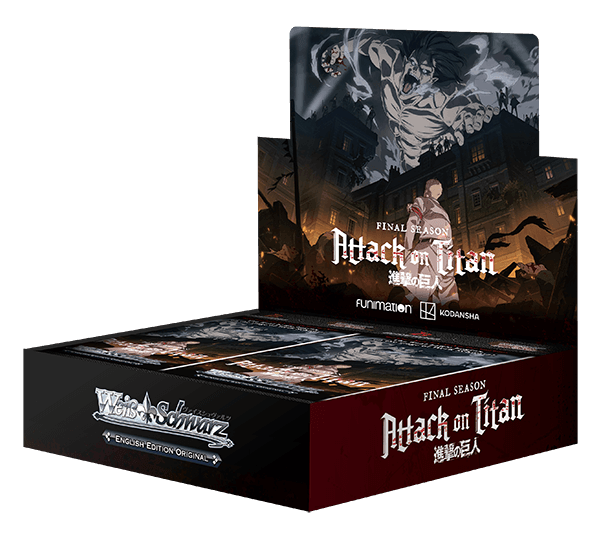 Weiss Schwarz English Attack On Titan: Final Season Booster Box / Case - n4ytcg