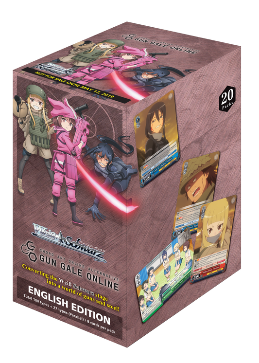 Weiss Schwarz English "SAO Alternative -Gun Gale Online-" REPRINT Booster Box / Case [PO 8/2/25]