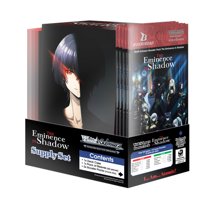 Weiss Schwarz English "The Eminence In Shadow" TD+ / Supply Set [PO 1/10/26]
