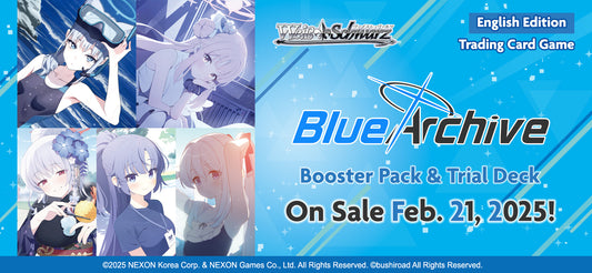 Weiss Schwarz English Booster Pack Blue Archive Box / Case