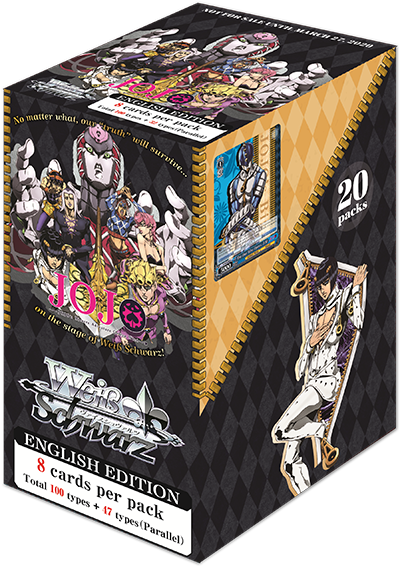 Weiss Schwarz English "JoJo’s Bizarre Adventure: Golden Wind" REPRINT Booster Box / Case [Preorder] - n4ytcg