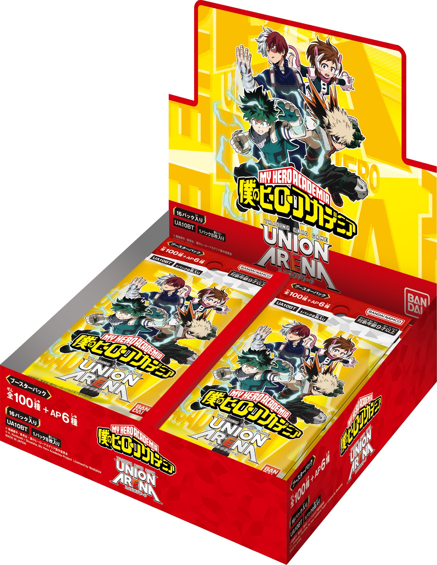 Union Arena My Hero Academia Booster Case (16 Box) [Preorder] - n4ytcg