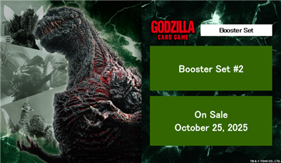 Godzilla Card Game English Set 2 Booster Box / Case [PO 8/29/25]