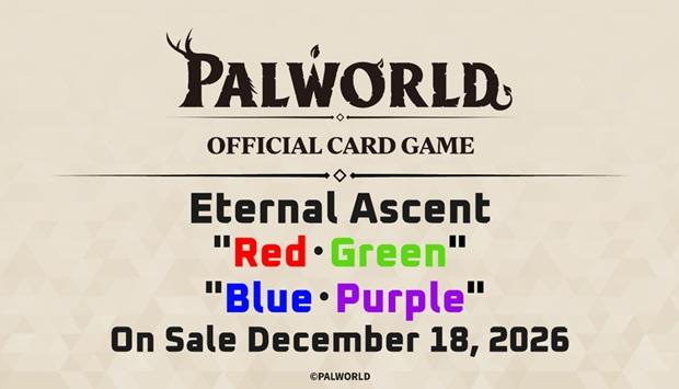 Palworld Official Card Game "Eternal Ascent" Red Green / Blue Purple Trial Deck [PO 9/9/26]