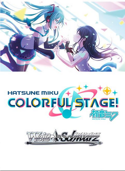 Weiss Schwarz English "HATSUNE MIKU: COLORFUL STAGE!" Booster Box / Case [PO 4/1/25]