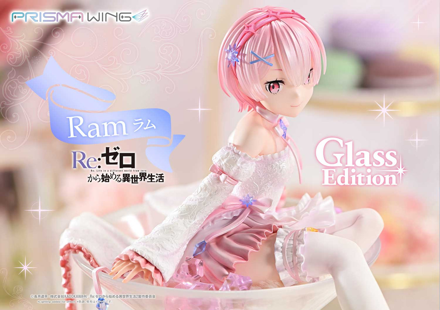 PRISMA WING Re:Zero Starting Life in Another World: Ram Glass Edition 1/7 Scale Figure