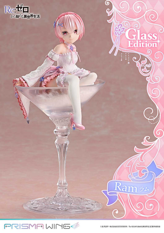 PRISMA WING Re:Zero Starting Life in Another World: Ram Glass Edition 1/7 Scale Figure
