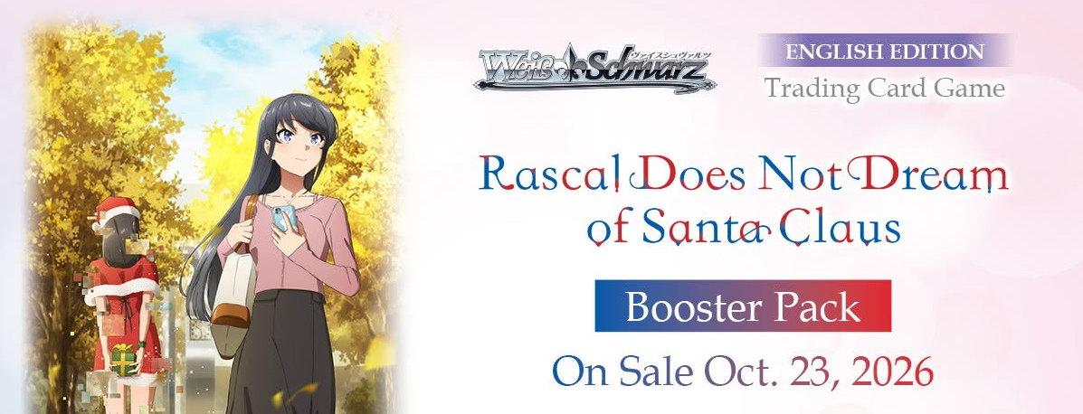 Weiss Schwarz ENGLISH "Rascal Does Not Dream of Santa Claus" Vol. 4 Booster Box / Case [PO 7/25/26]