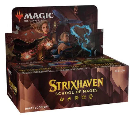 Magic The Gathering MTG Strixhaven: School of Mages - Draft Booster Box Display - n4ytcg