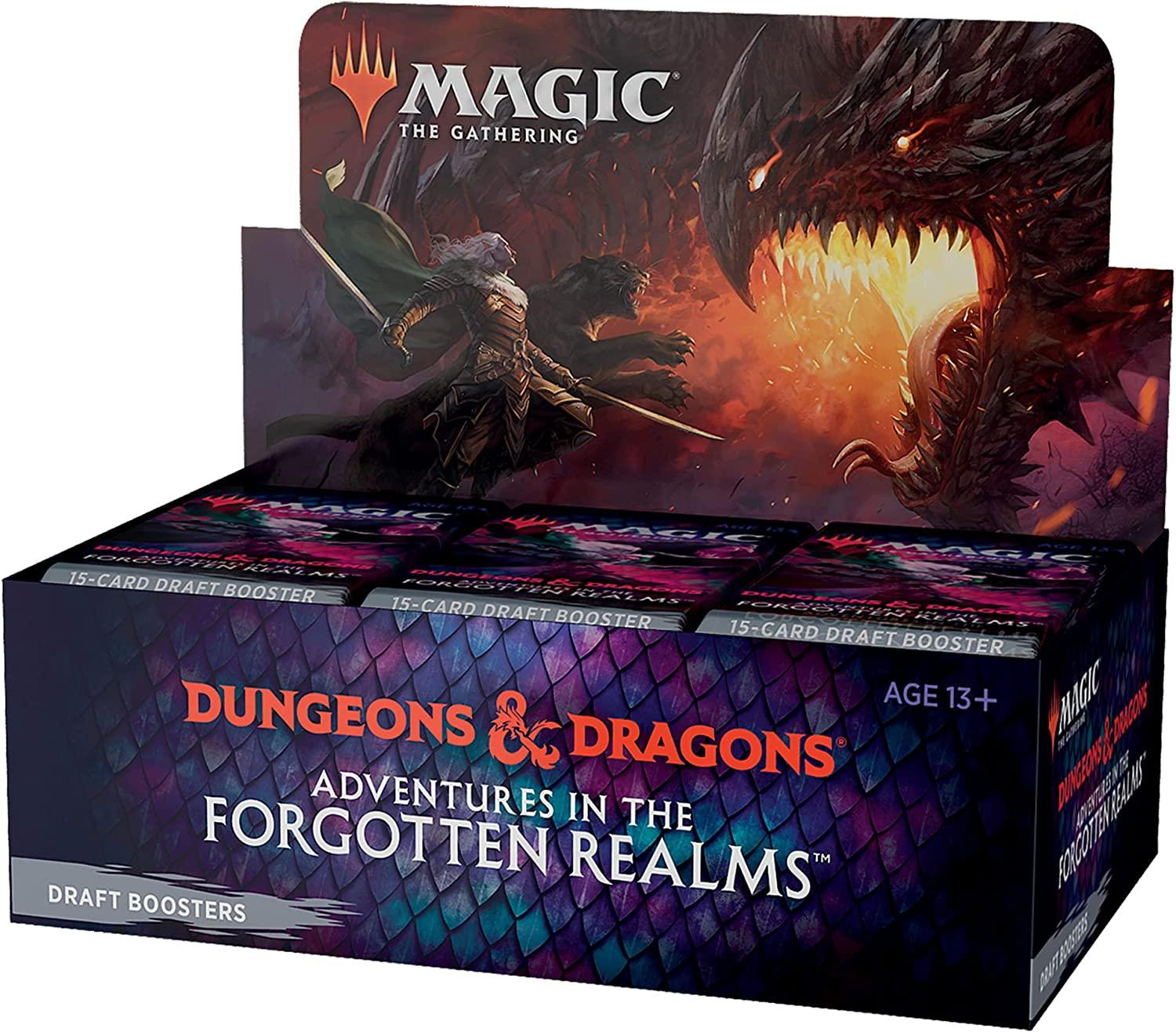 Magic the Gathering Adventures in the Forgotten Realms English Draft Booster Box - n4ytcg