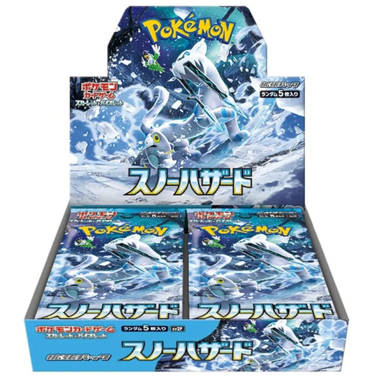 Pokemon Japanese Scarlet & Violet Snow Hazard sv2P Booster Box - n4ytcg