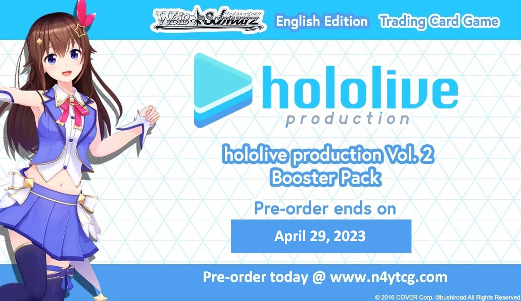 Weiss Schwarz English Hololive Production Vol. 2 Booster Box / Case - n4ytcg