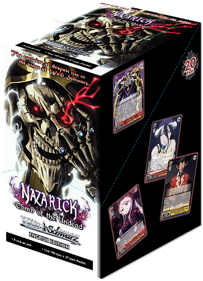 Weiss Schwarz English Overlord / Nazarick: Tomb of the Undead REPRINT Booster Case [16 Box] - n4ytcg